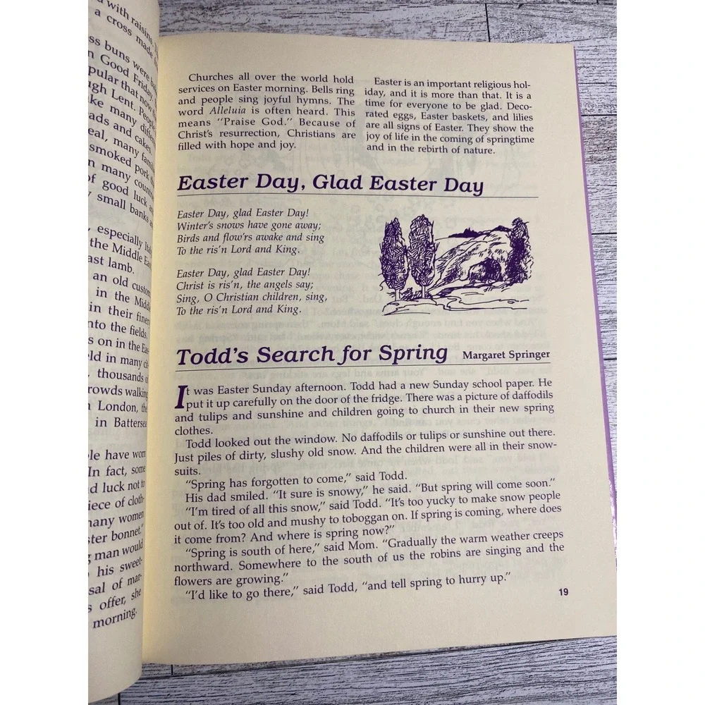 The Christian Family Easter Book Ron & Lyn Klug 1989 Hardcover Illustrated‎